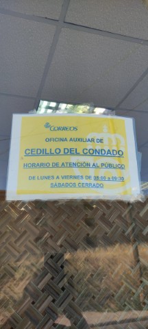 Correos en Cedillo del Condado