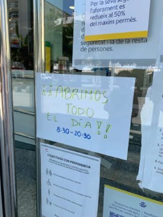 Oficina de Correos en Santa Eulària des Riu