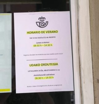 Oficina de Correos en Kurtzea